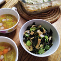 あかぴーー's cooksnap of when they made わかめときゅうりのにんにく炒め.
