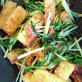 kitchenYUU's cooksnap of when they made お弁当_冷凍_水菜と油揚げ炒め.