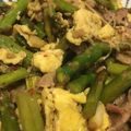 Mirellzo's cooksnap of when they made 豚バラとアスパラのオイスターソース炒め！.