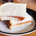 kurozata's cooksnap of when they made 甘～い朝食☆ピーナッツ＆ジャムサンド.