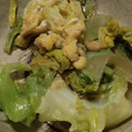 ヨシヨッシー's cooksnap of when they made 春キャベツと卵炒め.