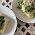 ヌーシ's cooksnap of when they made じゃこゴマ大葉のせ♬お酢入りお出汁の素麺.