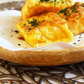 E吉☆'s cooksnap of when they made 簡単弁当に♫厚揚げの和風チーズピカタ.
