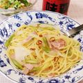 クックHG9V8Y☆'s cooksnap of when they made ベーコンパスタ.