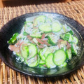 料理男子部's cooksnap of when they made ＊茗荷・きゅうり・しらすの酢の物＊.