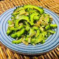 料理男子部's cooksnap of when they made ゴーヤと茗荷と生姜のおつまみ.