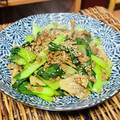 料理男子部's cooksnap of when they made 小松菜と舞茸の炒め物.