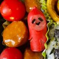 アカアキッチン's cooksnap of when they made 赤ウインナー星人 ☆キャラ弁のおかず☆.