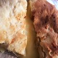 ユカtoマオマオ's cooksnap of when they made フライパンで簡単☆ふんわりナン風パン.