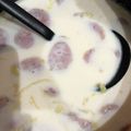 Tomotabi's cooksnap of when they made ジョンソンヴィルの豆乳鍋.