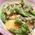 のほほんみなっくま's cooksnap of when they made 新じゃがとスナップえんどうの明太マヨあえ.