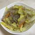 papikun's cooksnap of when they made 「焼きビーフン風」な春雨炒め.