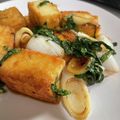 キュキュットさん's cooksnap of when they made ☼姜葱醤が決めて♪厚揚げの大葉ポン酢炒め.