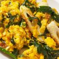 うtena's cooksnap of when they made ニラ卵ちくわ.