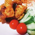 pianon☆'s cooksnap of when they made 鶏むね肉のオーロラ揚げ.