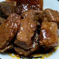 ☆とん吉☆'s cooksnap of when they made 豚肩肉ロースの角煮.