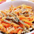 おまたんＬＡＢＯ's cooksnap of when they made レンジで簡単！ごぼうとにんじんのサラダ.