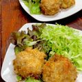 ルぴあ's cooksnap of when they made 塩肉じゃがリメイク！肉じゃがコロッケ.