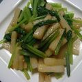 町田おごじょ's cooksnap of when they made 長芋♡小松菜のバタポン炒め.