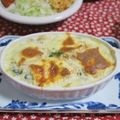 mmameco's cooksnap of when they made 簡単☆鶏肉と小松菜のグラタン.