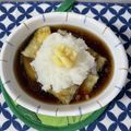 atom0725☆★'s cooksnap of when they made 簡単！ フライパンで揚げない揚げだし茄子.