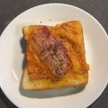 tmkskmt's cooksnap of when they made 朝ごはんに！フライパンでチーズトースト.