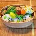 ♡Fuwari♡'s cooksnap of when they made お弁当のおかず★えのき入り鶏バーグ.