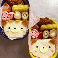 Chaaa_room's cooksnap of when they made ＊キャラ弁＊　パンDEくまちゃん♥.