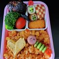 かぼちゃんち's cooksnap of when they made リンゴの皮むき（チェック柄）お弁当に❤.