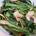 あさここなっつ's cooksnap of when they made ほうれん草とベーコンのバター醤油炒め.