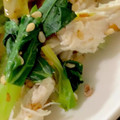 MULA's cooksnap of when they made ほうれん草と鶏ハムのごま酢和え.