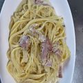 ☆あさ's cooksnap of when they made 手軽に濃厚カルボナーラ.