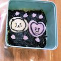 さくらemi's cooksnap of when they made BT21キャラ弁記録.