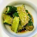 azbjbn's cooksnap of when they made めんつゆで簡単！中華風胡瓜の浅漬け.