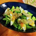 低カロ探検隊's cooksnap of when they made スナップエンドウと卵のごまマヨサラダ.