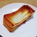 ＊なぁ＊'s cooksnap of when they made イチゴ＆マーガリンしっかりサンドトースト.