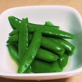 すずなまり's cooksnap of when they made スナップエンドウのお浸し柚子胡椒風味.