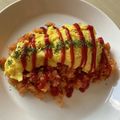ピーナッツ子♪'s cooksnap of when they made 簡単！包まないオムライス.