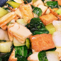 なーなちゃん's cooksnap of when they made 厚揚げとチンゲンサイの中華煮.