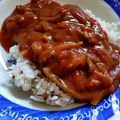 こころんち☆'s cooksnap of when they made ゴールデンハヤシを食べる.