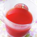 iketa's cooksnap of when they made トマトお酢炭酸レモン割りジュース♡.