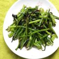 ささささ＆＊'s cooksnap of when they made おつまみに☆ほうれん草の茎と塩昆布炒め.