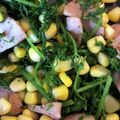 Tomotabi's cooksnap of when they made にんじんの葉とコーンのバター炒め.