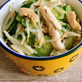 のんべぇヒロ's cooksnap of when they made 簡単♡もやしと蒸し鶏の中華和え.