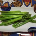 野菜大好きミーバ☆'s cooksnap of when they made わらび＆アスパラのさっぱり白だし漬け.