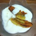 プラハの街並み's cooksnap of when they made 簡単 キャラメル80℃焼きバナナ.