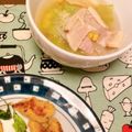 まきSU3LAH☆'s cooksnap of when they made 新玉ねぎとレタスの旨塩バタースープ.