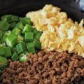 ヨーツ's cooksnap of when they made 夏！オクラのせ鶏そぼろ丼♪.