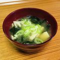 Asato★'s cooksnap of when they made たけのことわかめの味噌汁.