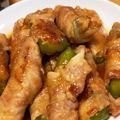 やまやま母ちゃん's cooksnap of when they made ピーマンのチーズ肉巻き〜甘辛炒め〜.